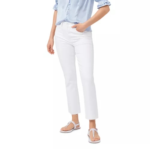 PAIGE ▪︎ Women's Cindy Crop, Raw Hem in White, Size 31, Like New - Picture 2 of 15